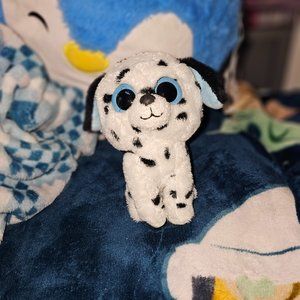 Ty Beanie Boos Fetch the Dalmatian – 6" White and Black Spotted Dog Plush
